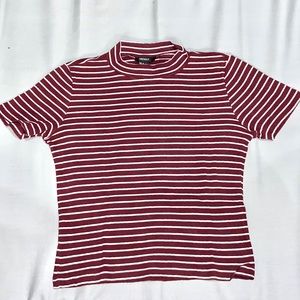 Burgandy Tee